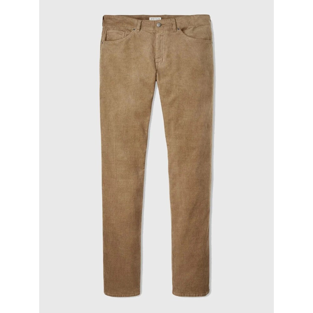 PETER MILLAR Jeans Mens Size 32 Tan Corduroy Superior Soft Five Pocket $175